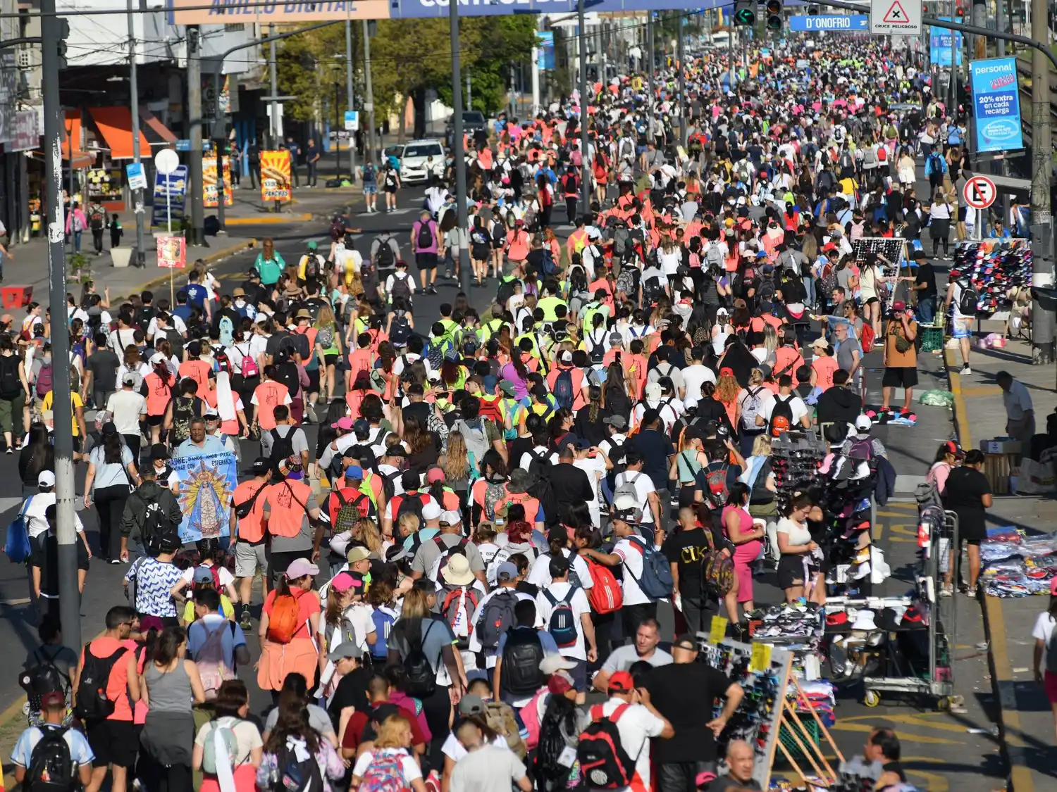 Masiva convocatoria en la Peregrinación a Luján, con un fuerte mensaje de la Iglesia