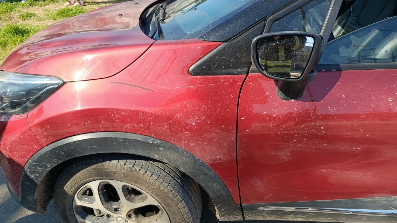 choque de auto y moto