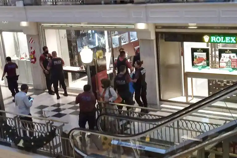 Violento robo en una joyería de Patio Bullrich: Encapuchados usaron armas largas