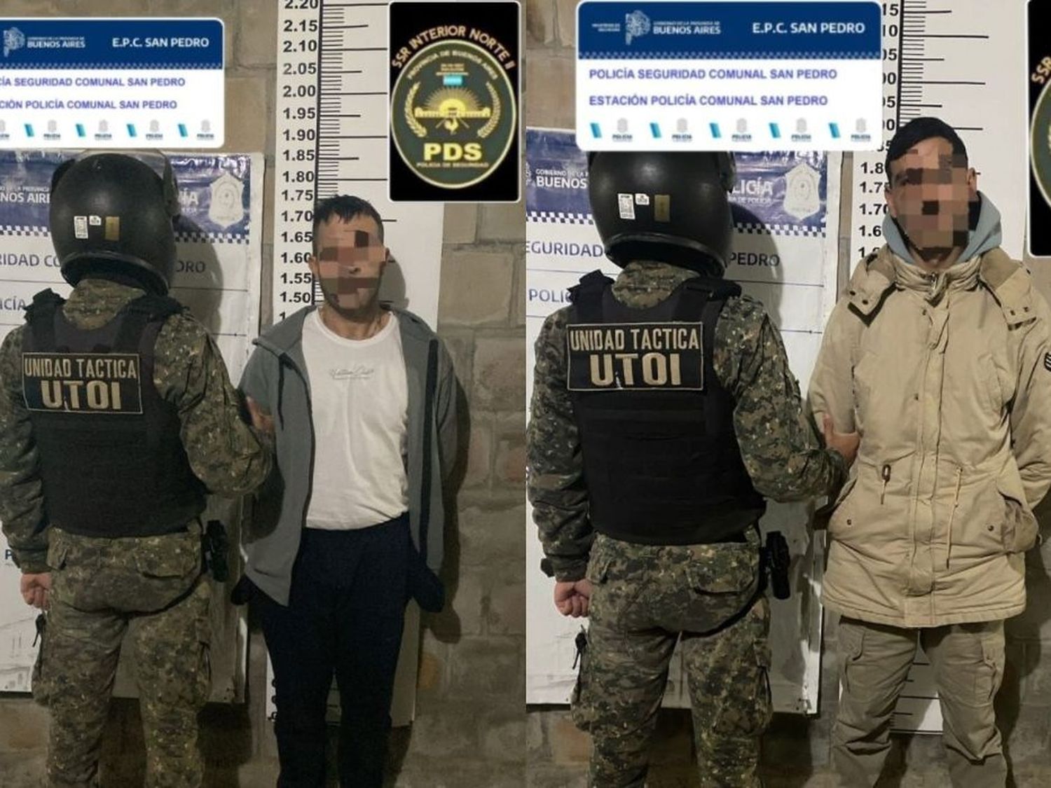 Aprehendieron a dos hombres con pedido de captura activa