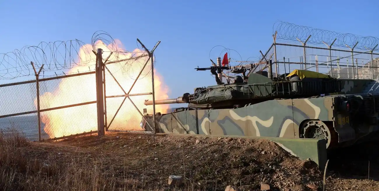 Corea del Sur respondió con ejercicios militares con munición real. Crédito: The Defense Ministry