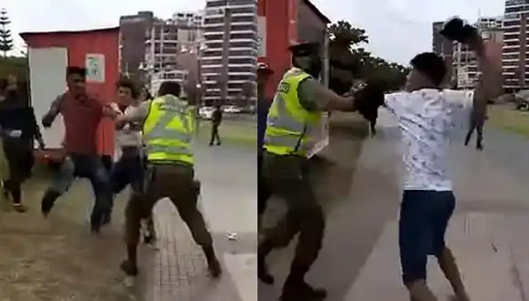 ¡NO PODRÁN SER DEPORTADOS! A prisión preventiva cuatro venezolanos que agredieron a Carabineros  en Chile