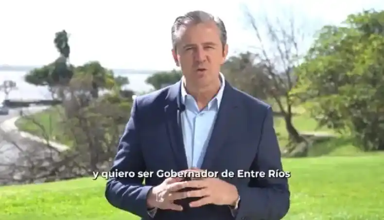 Con eje en la pertenencia y la gestión, Bahl mostró el apoyo de Massa y Bordet y lanzó spot a días de las PASO