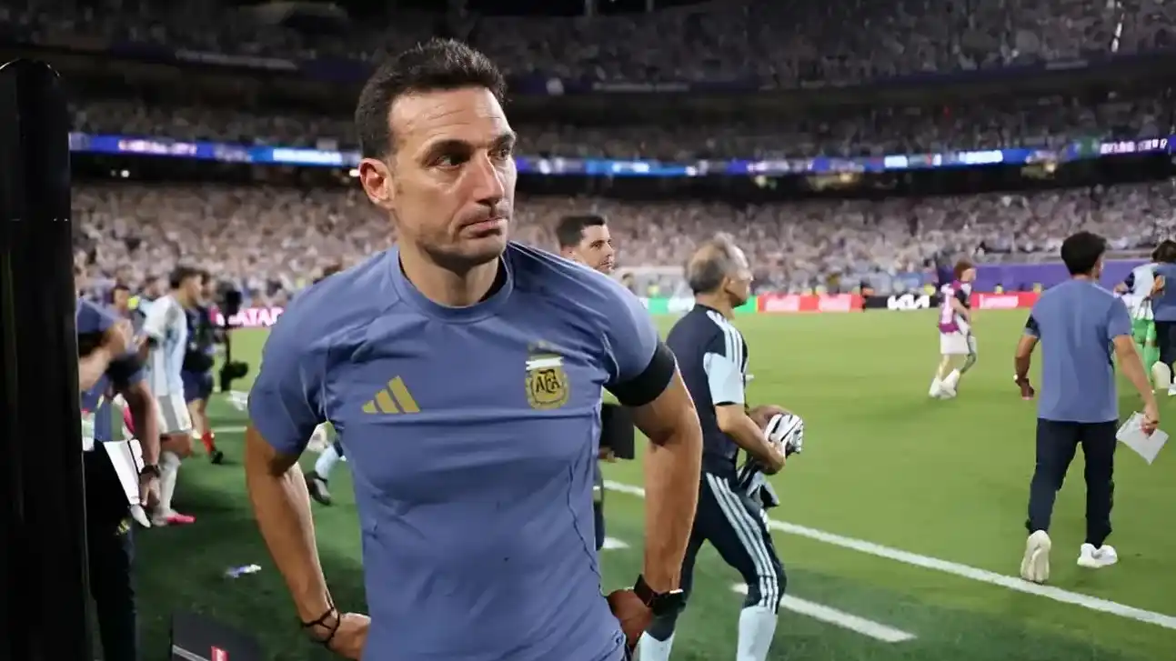 Lionel Scaloni, destacó la importancia de haber alcanzado una nueva semifinal del Mundo. Foto: Getty Images