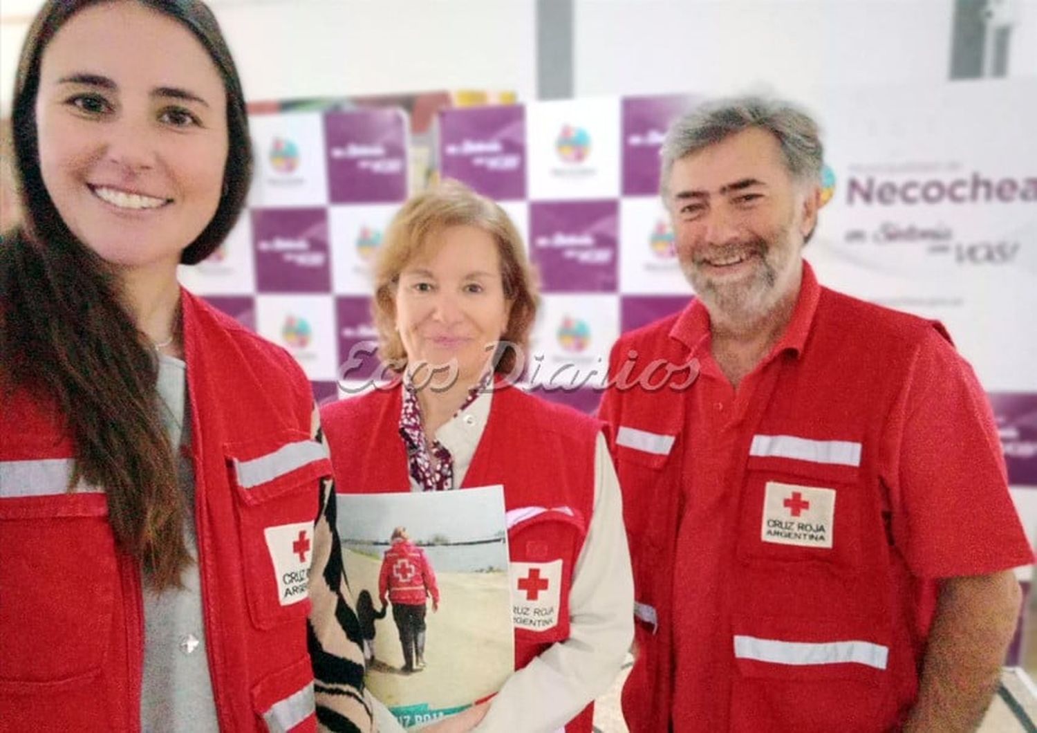 Integrantes. Bianca Steffen, Cristina Prieto y Marcelo Bolado