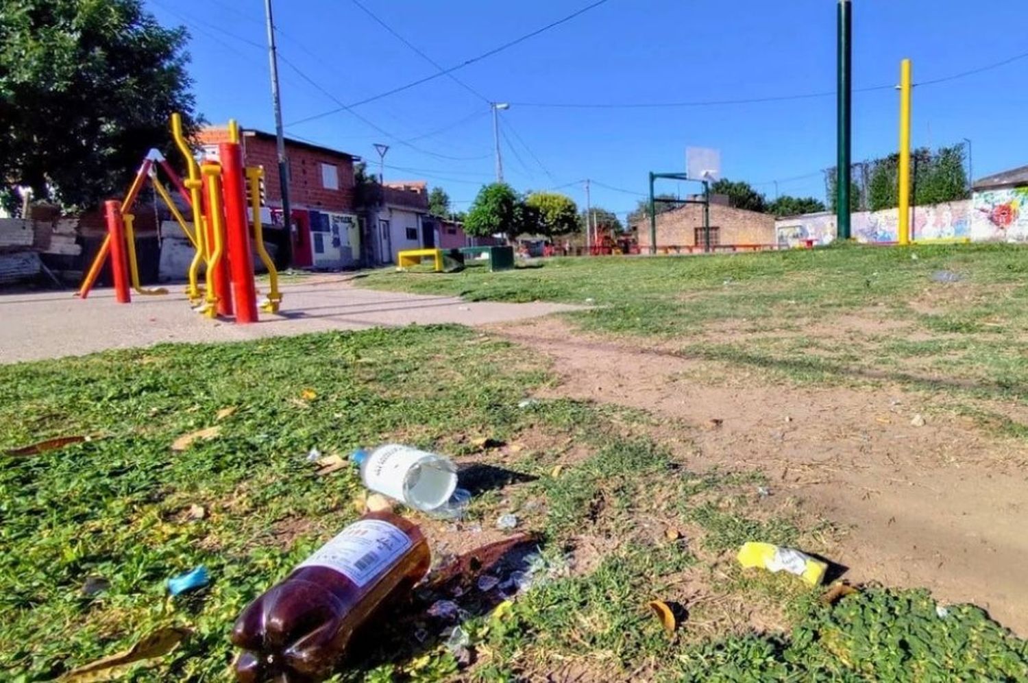 La plazoleta en Rueda y Lima.