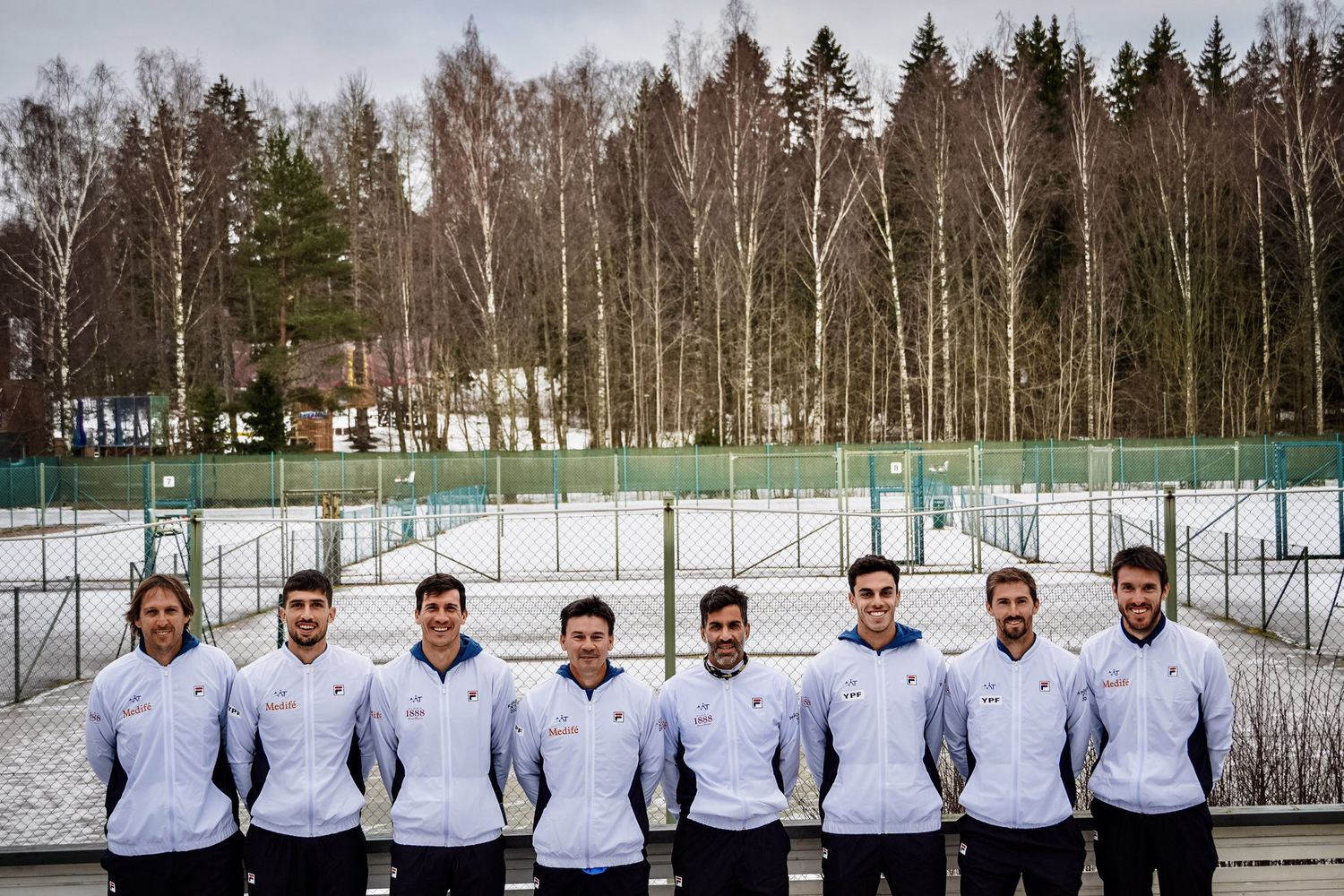 El equipo argentino, en Finlandia.