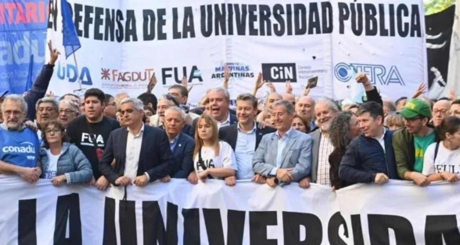 Marcha Federal por la Educación Pública del pasado 23 de abril.