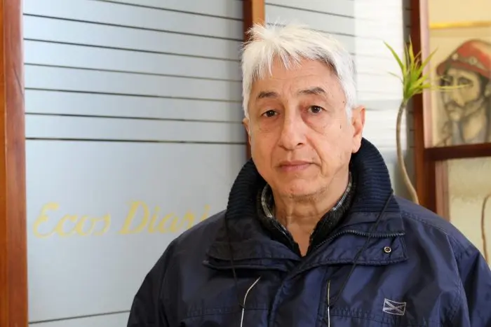 “Se fue dando un código de formas que concebí como algo personal y con eso pinto”