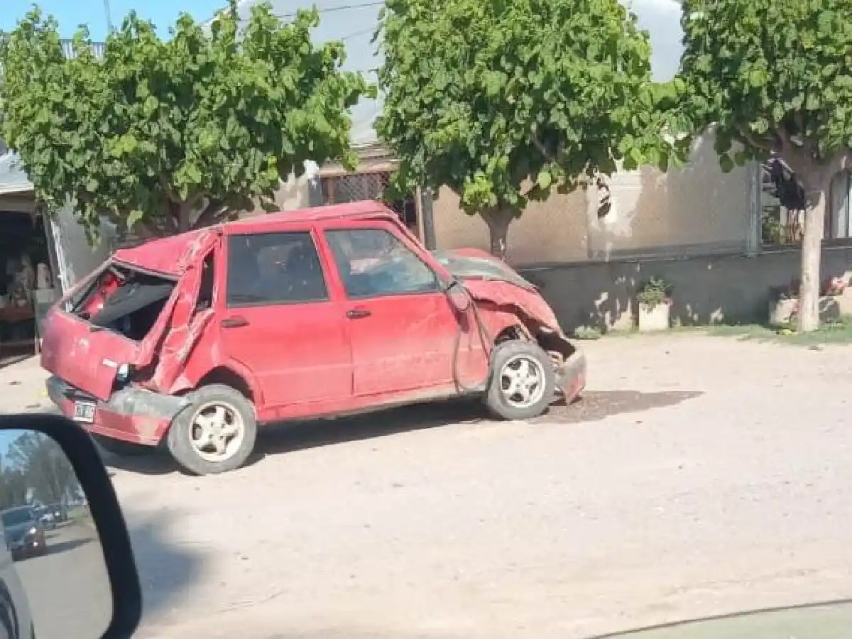 Choque y tumbo este sábado en San Francisco 