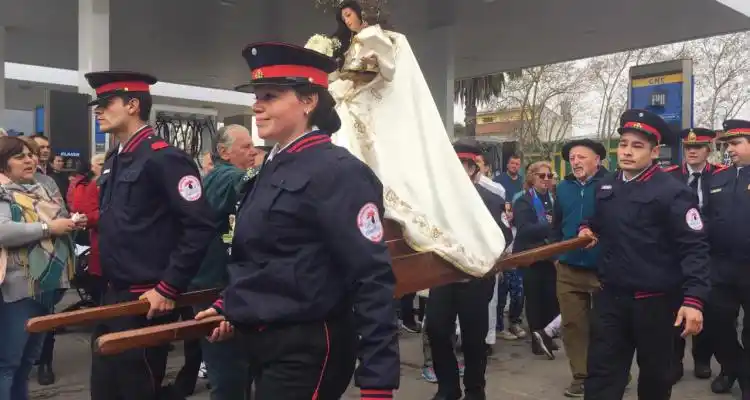 El cumpleaños de la virgen  del Socorro fue una fiesta