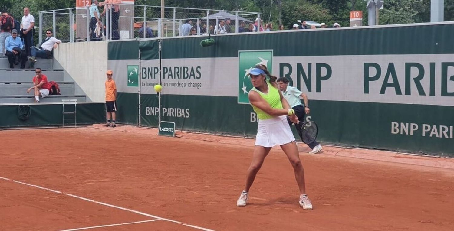 Solana Sierra, la tenista marplatense, clasificó a la final de Roland Garros Junior