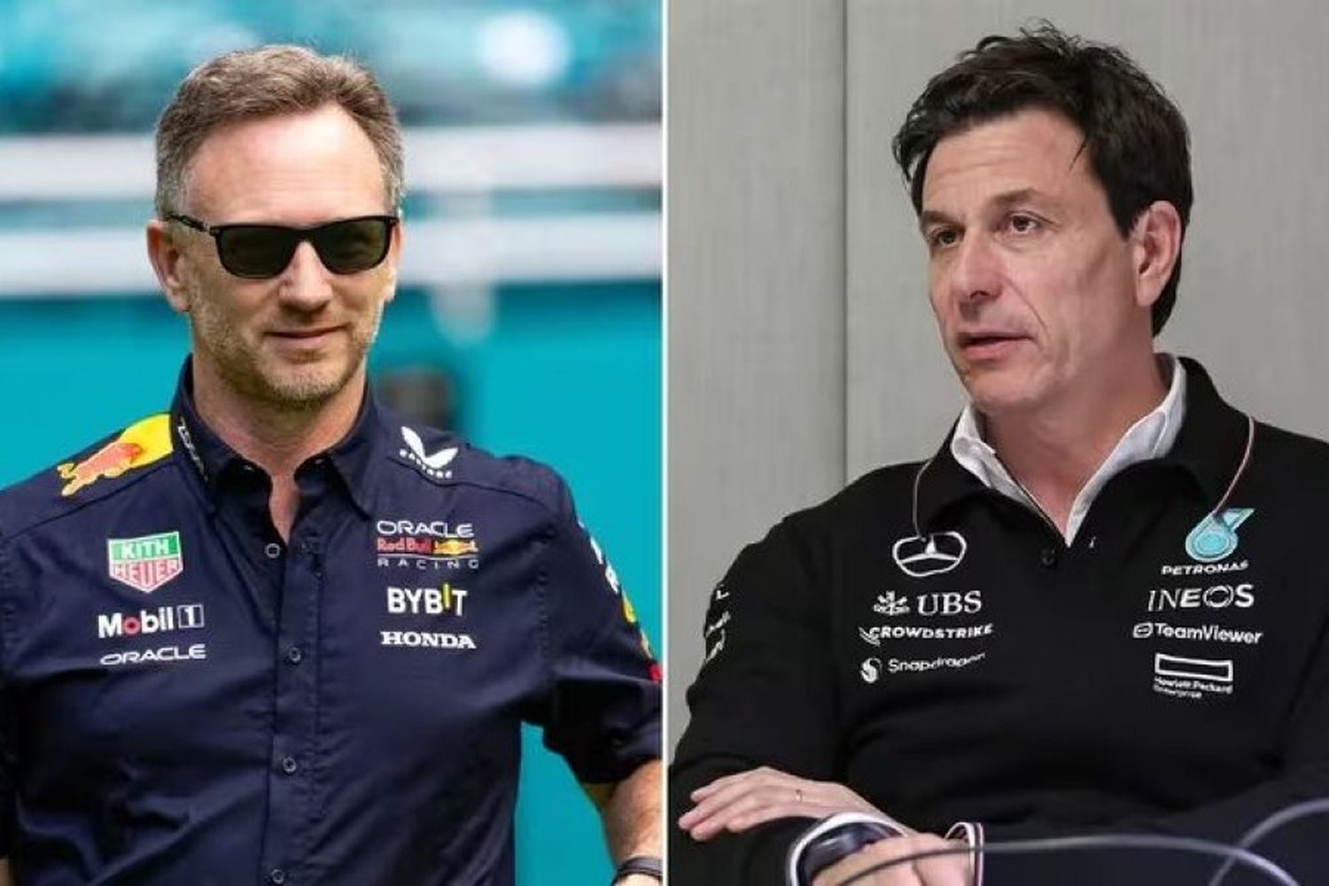 Explotó la guerra en la Fórmula 1 entre Horner y Wolff: Red Bull tiene en sus planes a un piloto de Mercedes