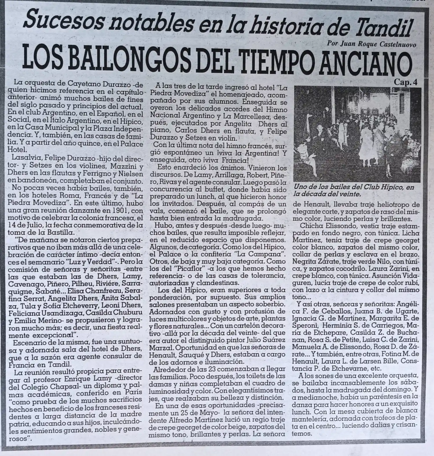 Los bailongos del tiempo anciano - Capítulo 4.