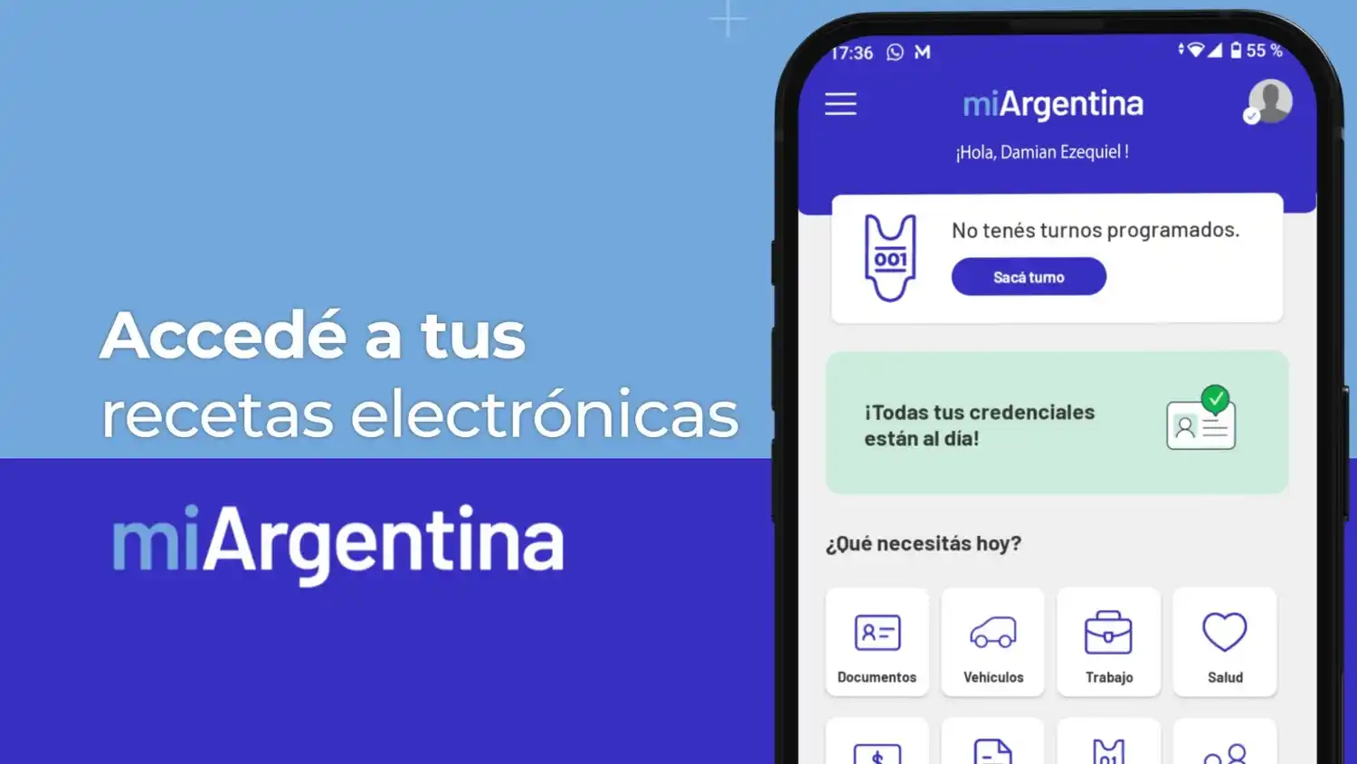 Las recetas electrónicas ya pueden consultarse desde la app Mi Argentina