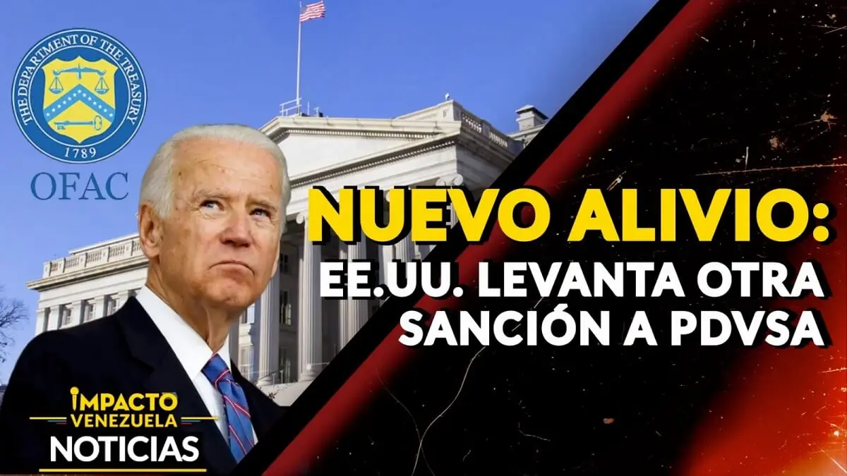 NUEVO ALIVIO: EE.UU. levanta otra sanción a Pdvsa- VIDEO