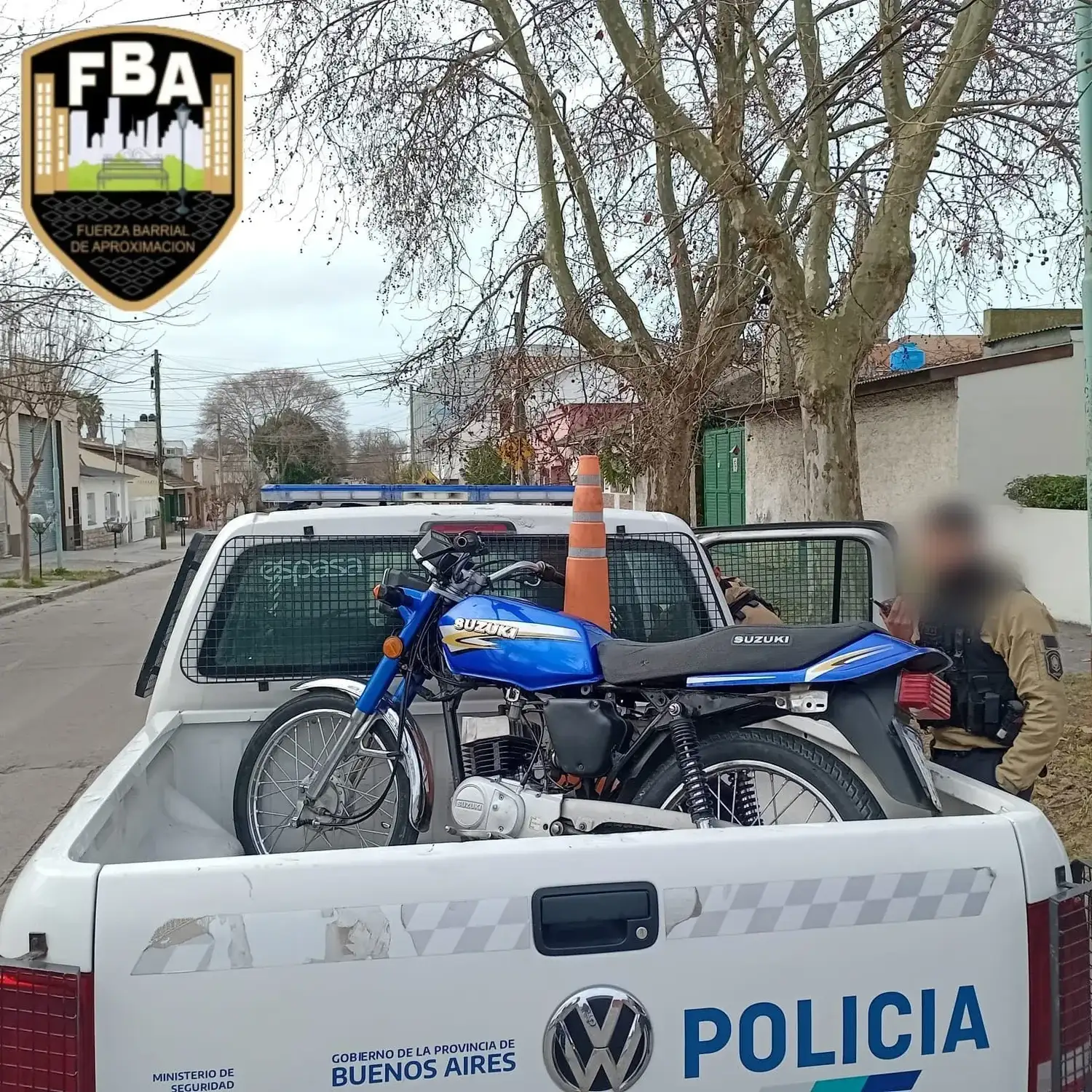 Uno de los controles se realizó en la zona de Moreno y Francia.