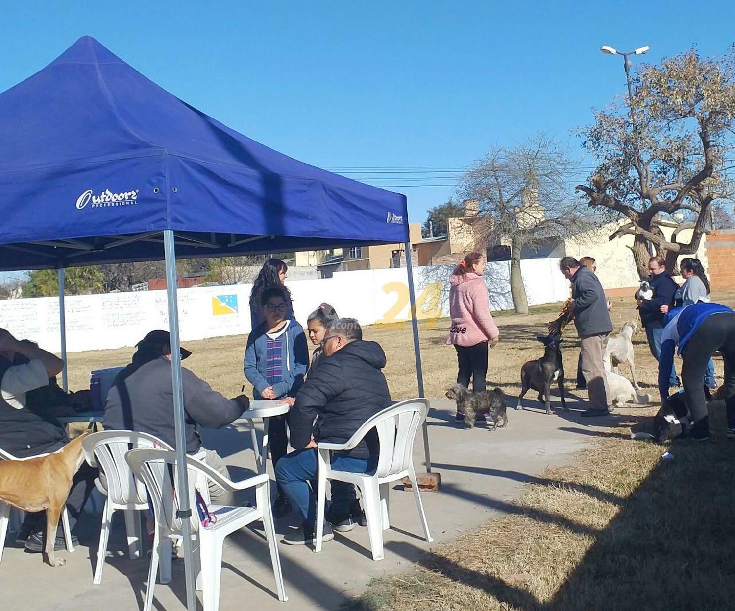 Otra exitosa jornada de vacunación antirrábica municipal en el barrio Santa Fe 