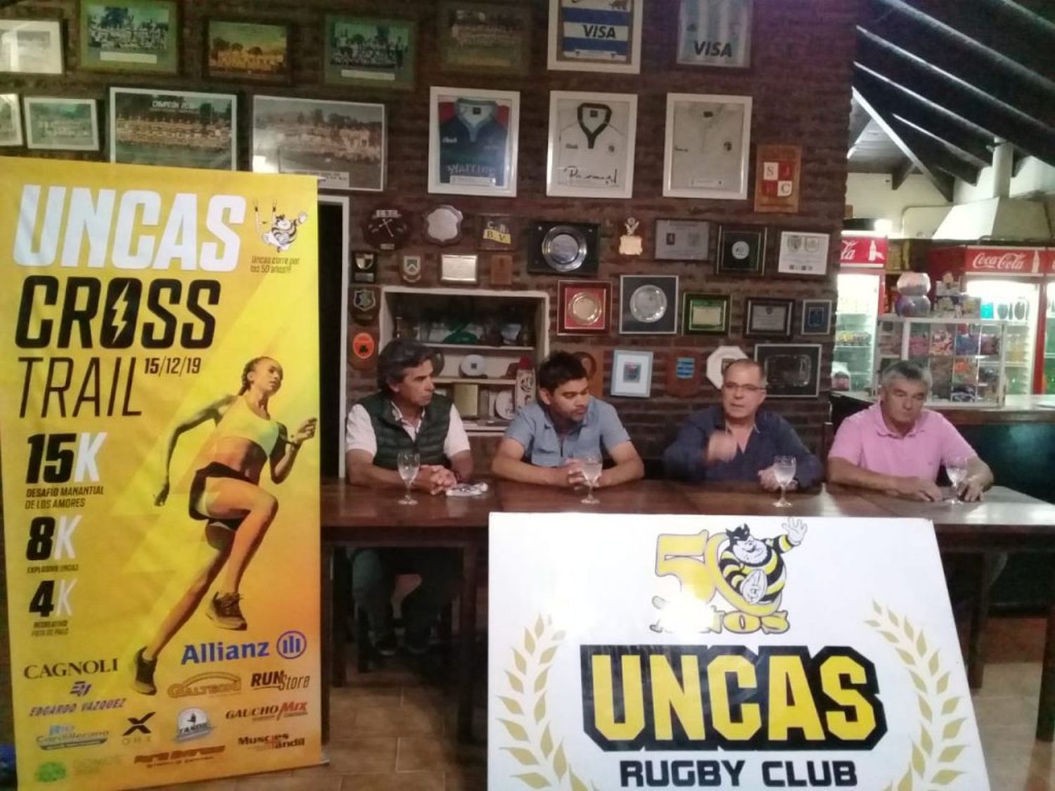 Uncas presentó su prueba de Cross