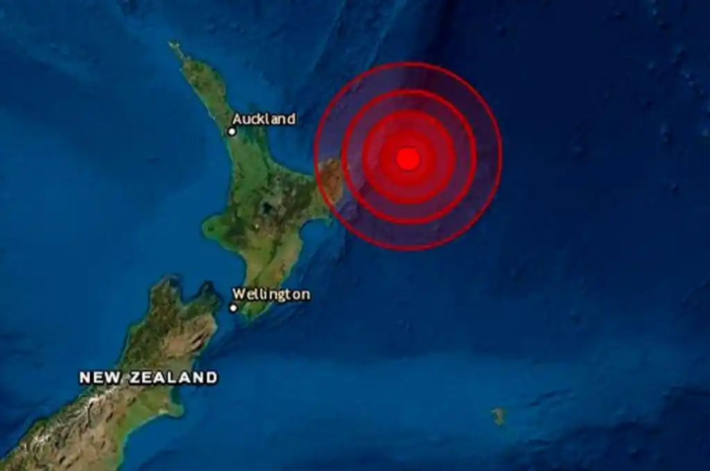 Nueva Zelanda: alerta de tsunami por un sismo de magnitud 7,1