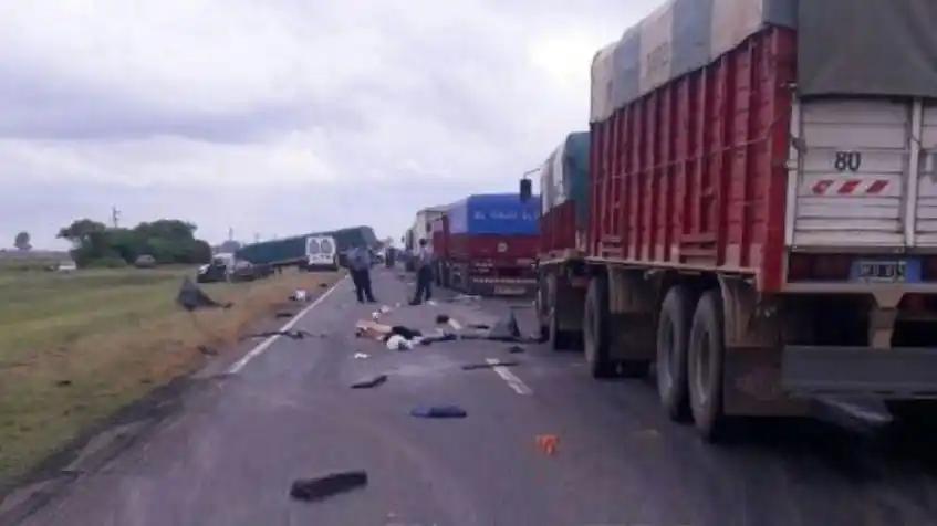 Tragedia en la ruta 34: cinco muertos por un choque frontal