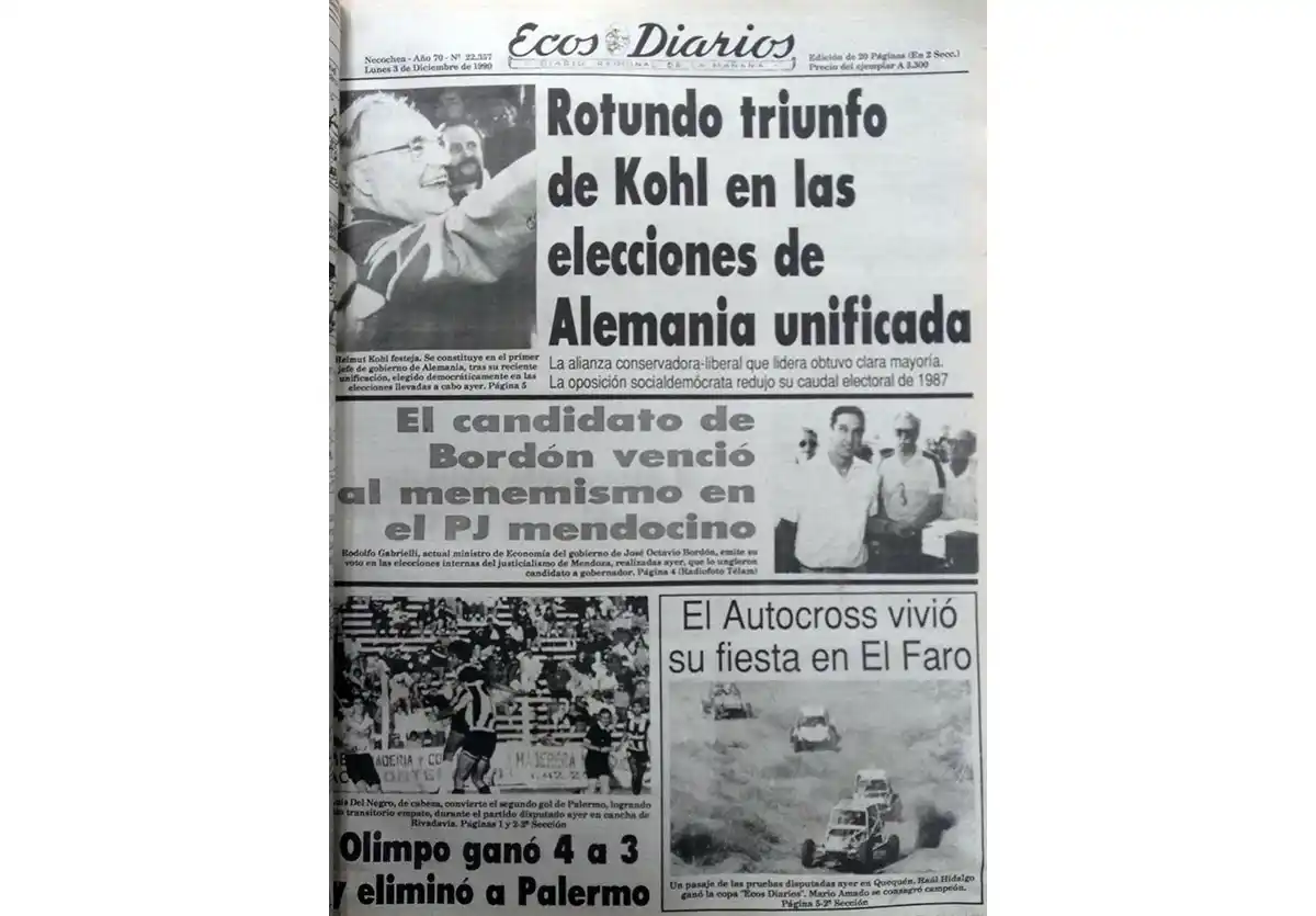 Lunes 3 de diciembre de 1990