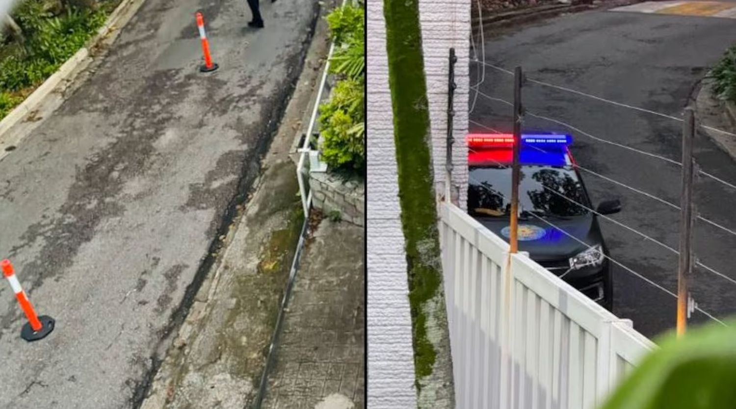 Una patrulla asedia, entre movimiento de "encapuchados", la embajada de Argentina en Caracas.