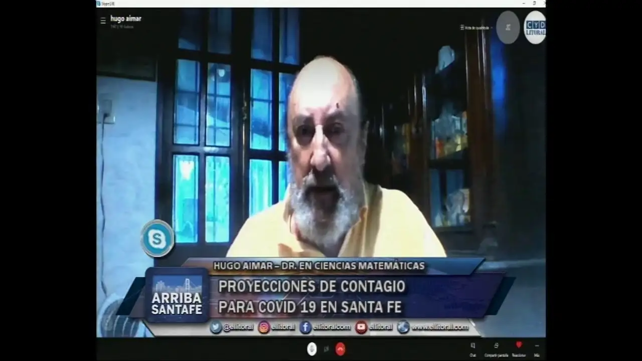 Proyecciones de contagio para Covid-19 en Santa Fe