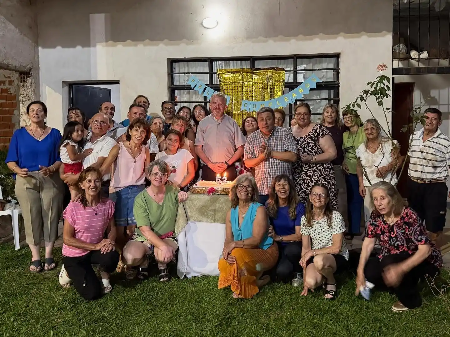 El Padre Pedro festejó sus 52 años