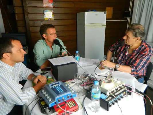 Víctor Hugo Morales realizó su programa desde Gualeguaychú 