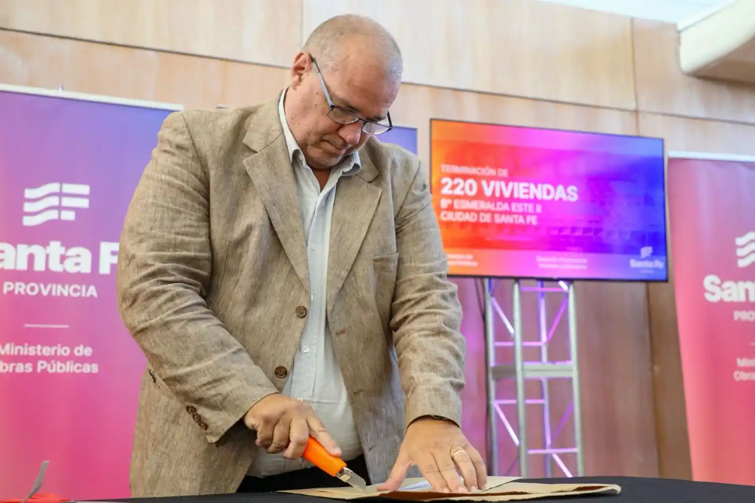 El momento de la apertura se sobres.