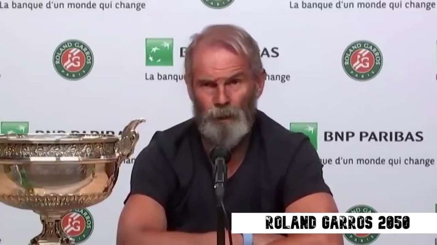 Viral: Rafa Nadal gana Roland Garros 2050 y da una conferencia de prensa