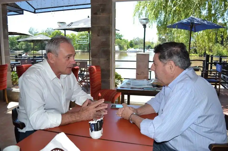 Benedetti se reunió con De Ángeli en Gualeguaychú