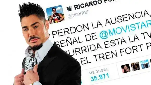 A tres años de su muerte, ¡volvió Ricardo Fort en Twitter!