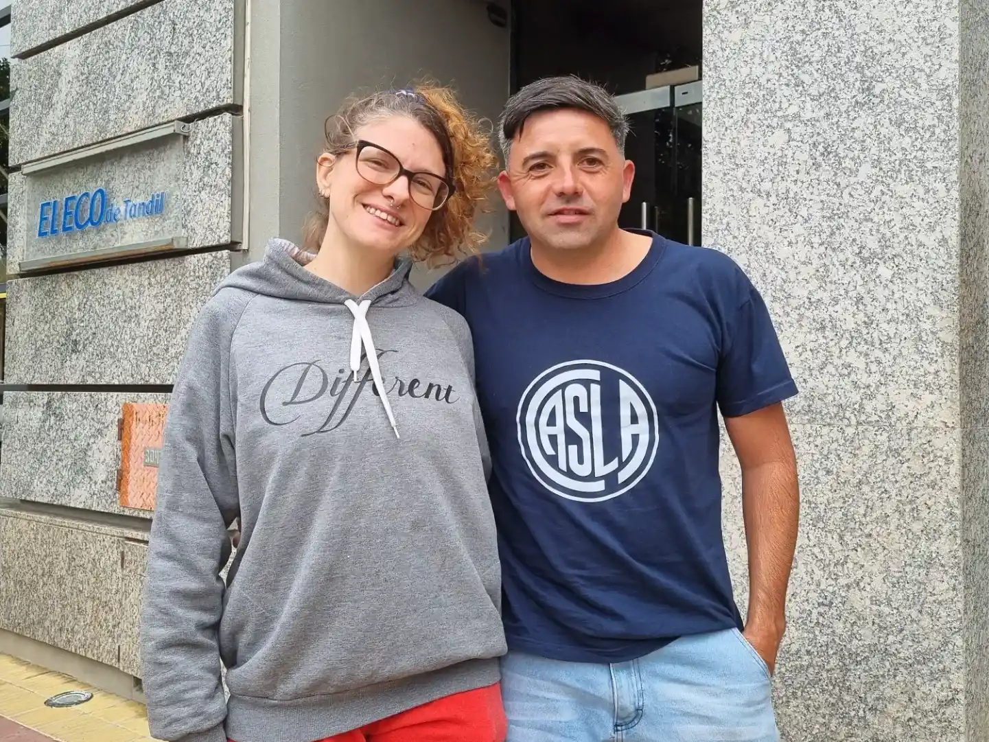Camila Calderon y Juan Ireberri, coordinadores de la actividad.