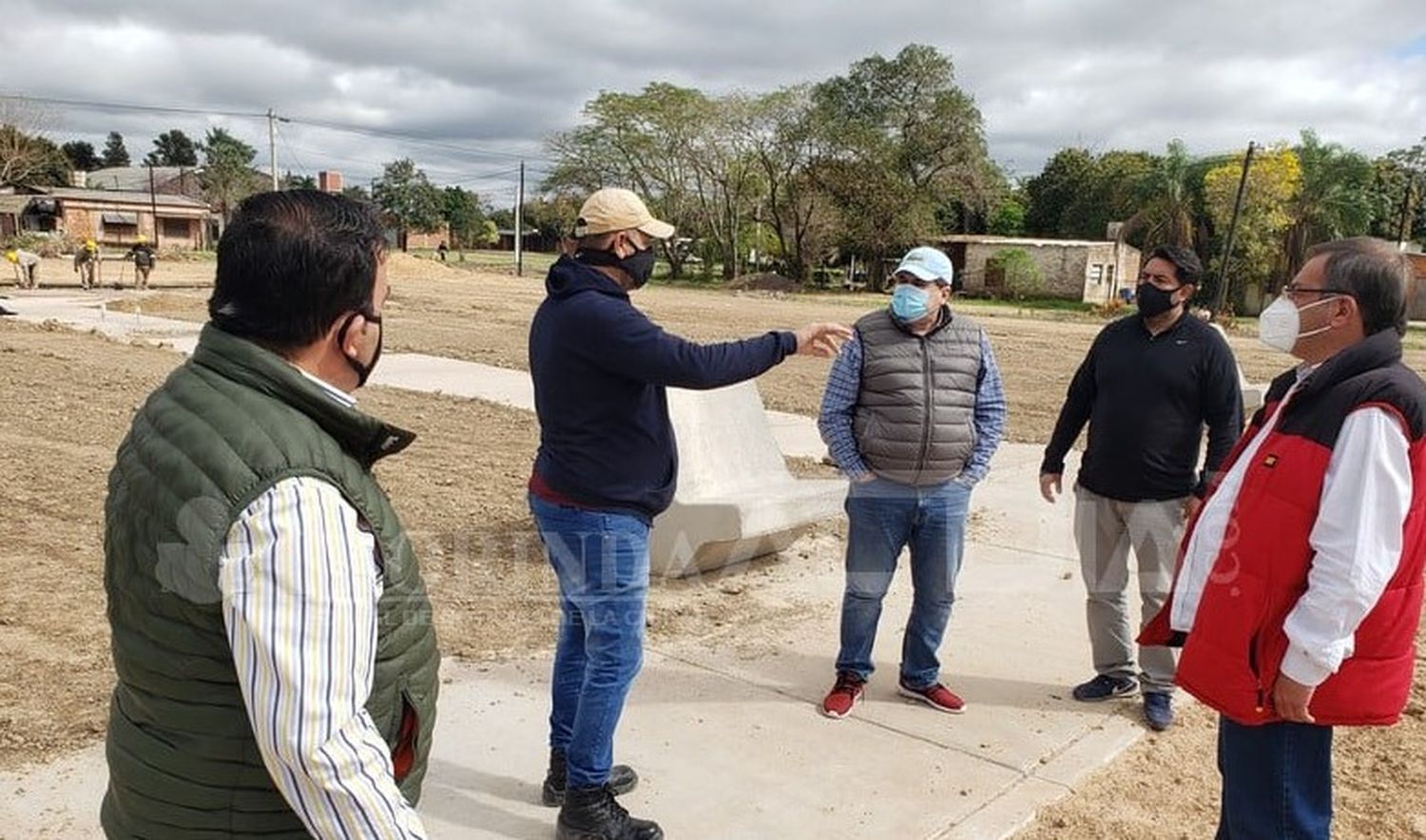 CELAURO VISITO OBRAS DEL PLAN ARGENTINA HACE II