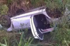 La diputada Gabriela Lena resultó con lesiones al volcar su auto en la Autovía Artigas