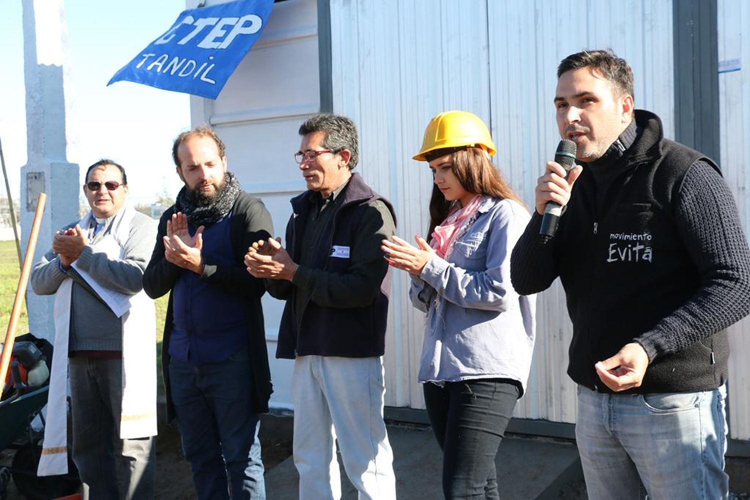El secretario de la Mesa Nacional de la CTEP inauguró una sede en Tandil