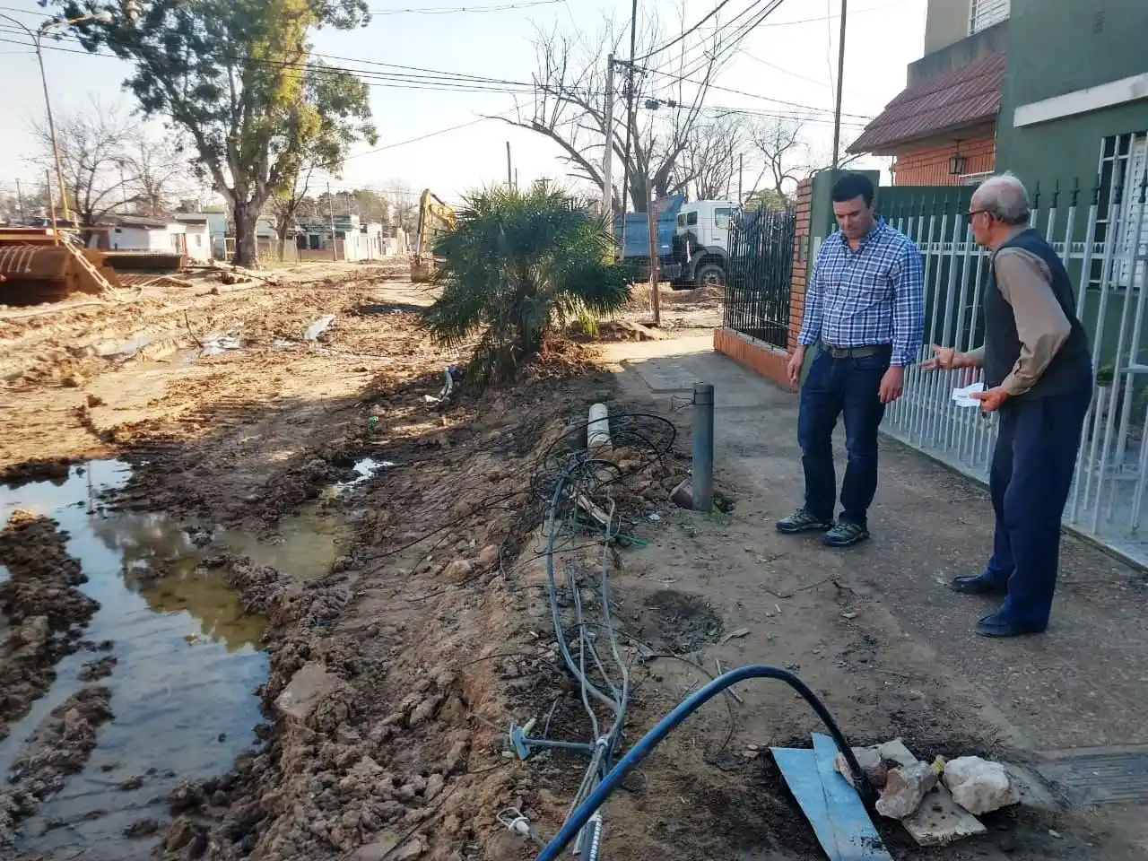 Concejales exigen la continuidad en los trabajos del Desagüe Espora