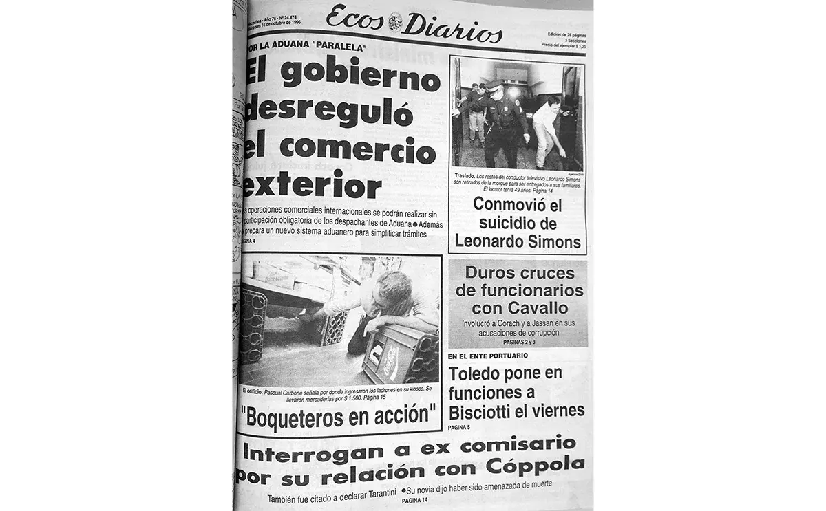 Miércoles 16 de octubre de 1996