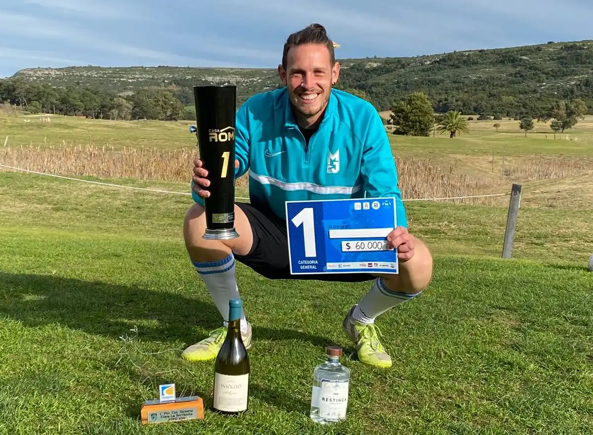 Manuel Joannas ganó el Torneo de Footgolf en Mar del Plata
