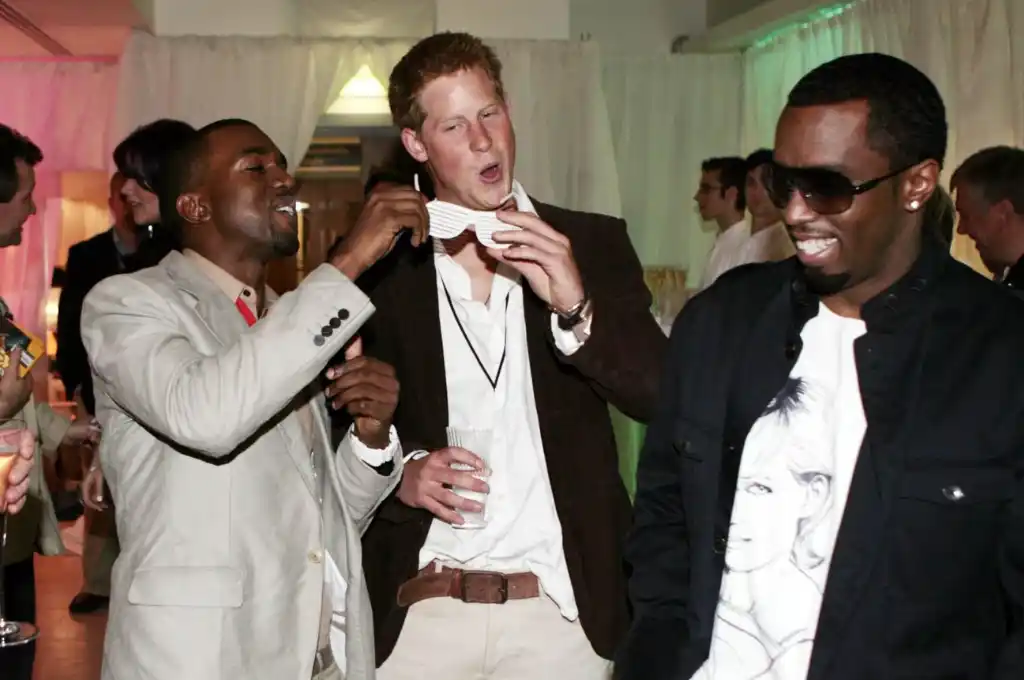 Kanye West, Prince Harry y Sean Combs.