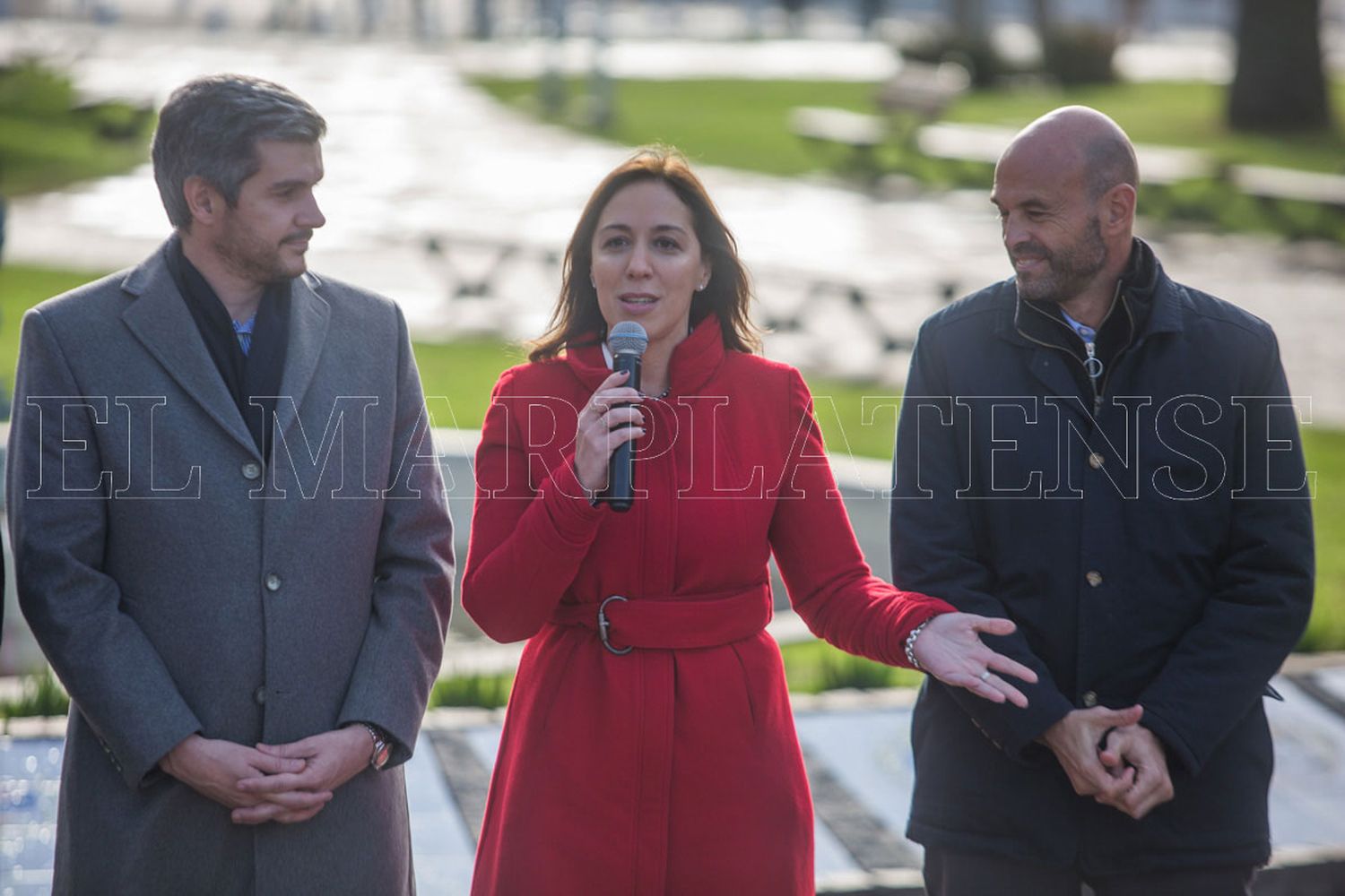 Con ministros nacionales, Vidal lanzó el Metrobus para Mar del Plata