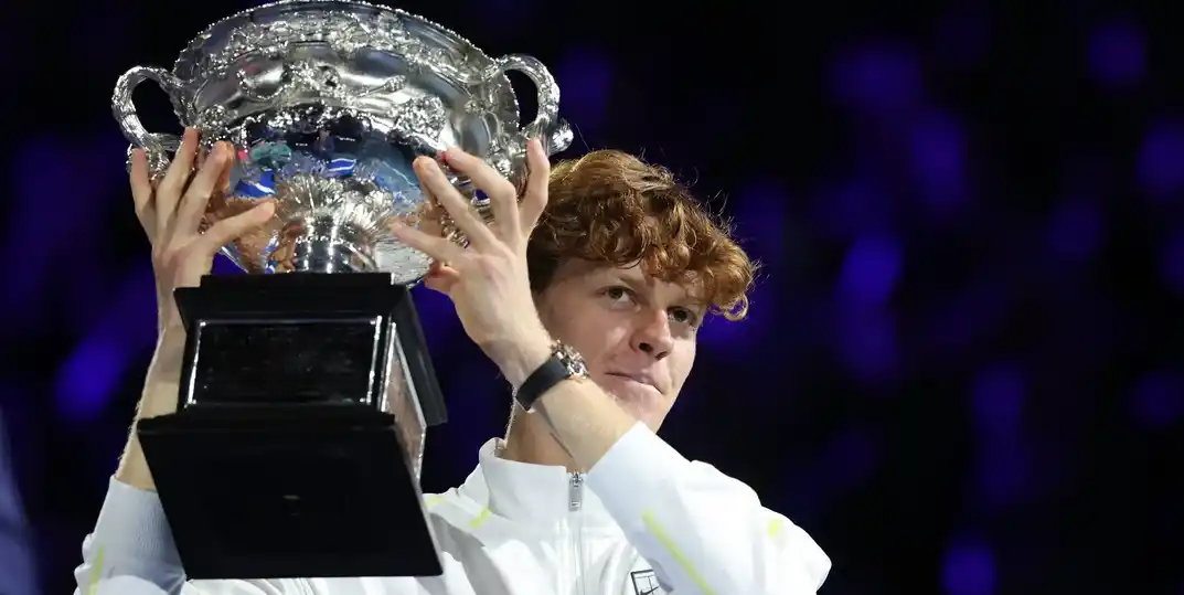 Jannik Sinner, ganador del Abierto de Australia