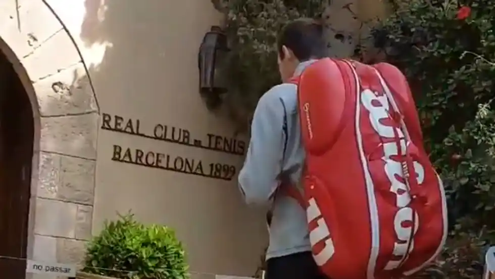Del Potro se entrena en Barcelona, a la espera de definiciones por Roland Garros