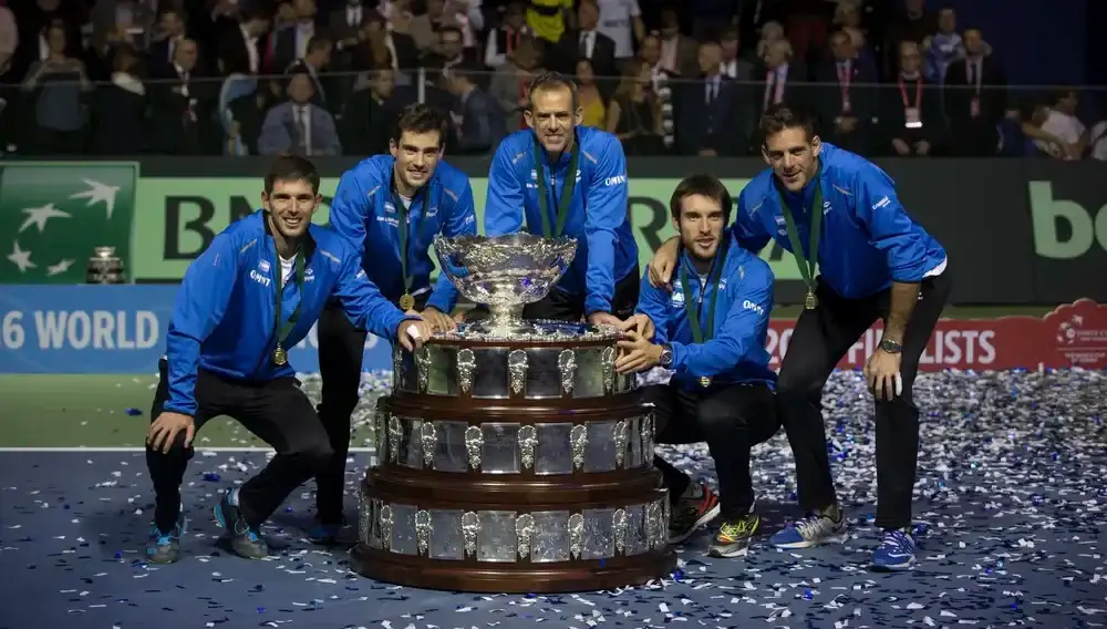 Argentina ganó su única Copa Davis en Zagreb (Croacia) en 2016.