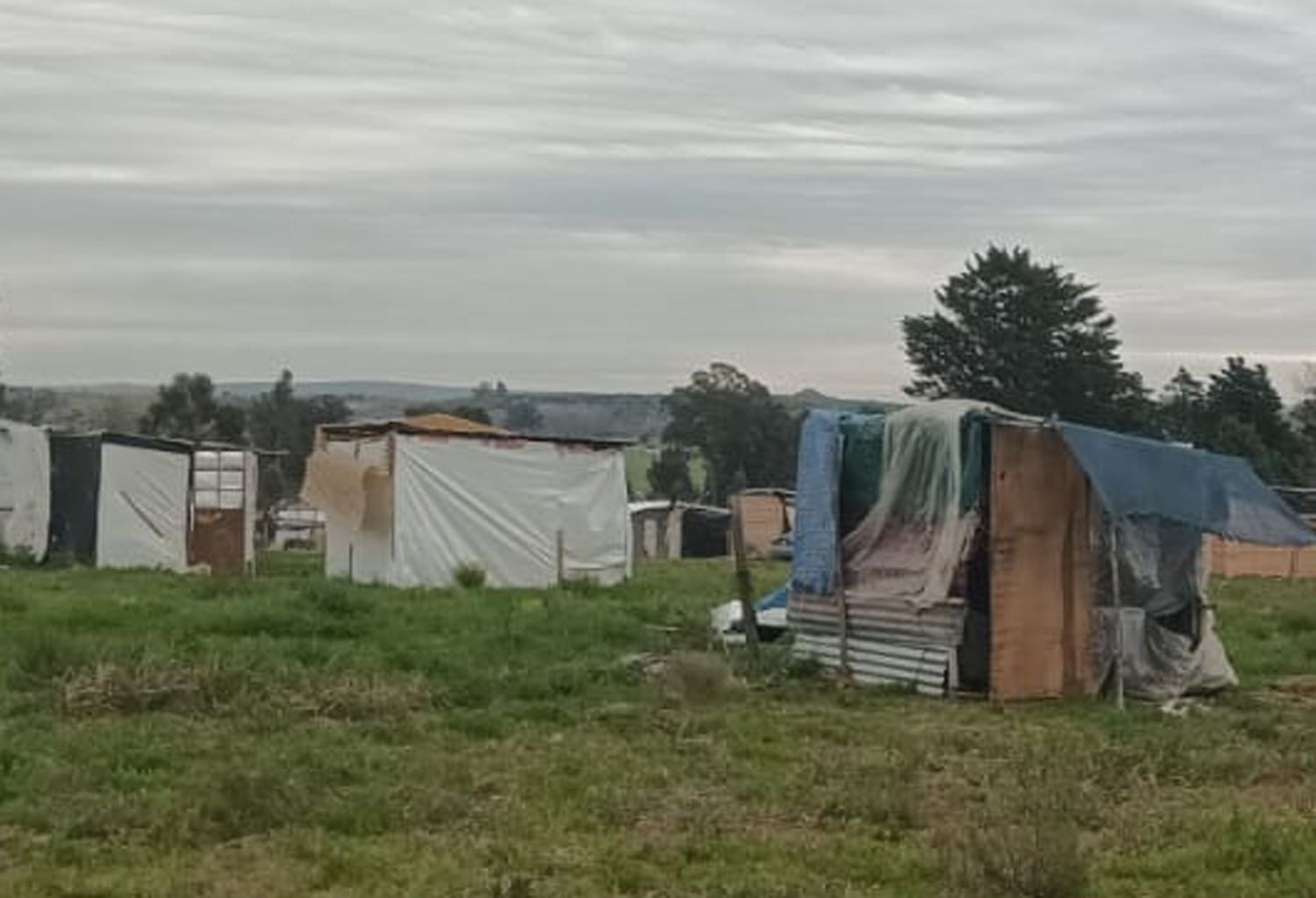 En La Movediza continúan los reclamos por la situación de la ocupación del terreno de calle Piccirilli