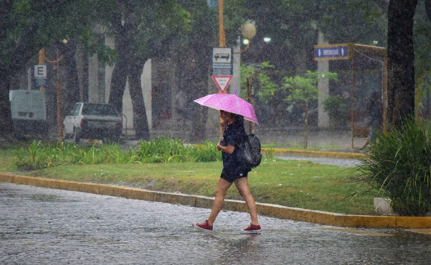 Los canales, en su máxima capacidad por los más de 150 milímetros de lluvia