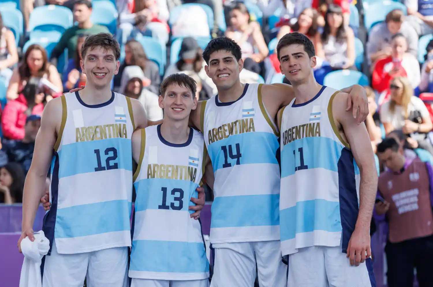 El "Chope" con su tradicional camiseta 14 fue clave en la victoria. Foto gentileza Comité Olímpico Argentino.