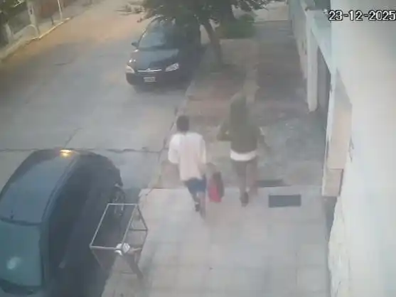 Registros fílmicos del intento de robo.